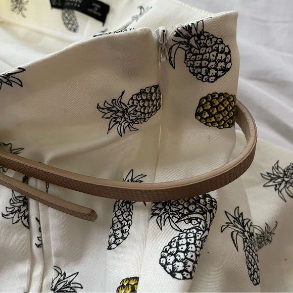 Zara | pineapple shorts with belt, S - Picture 6 of 12